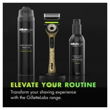 Gillette Labs Manual Razor with Exfoliating Bar Men’s Salute to Service Razor with Stand