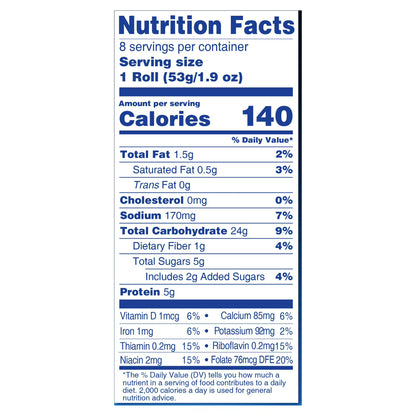 Martin's Potato Long Rolls, 8 count