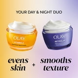 Olay Moisturizer Skin Care Bundle, Vitamin C Moisturizer and Retinol Night Moisturizer, 1.7 oz, Skincare Bundle