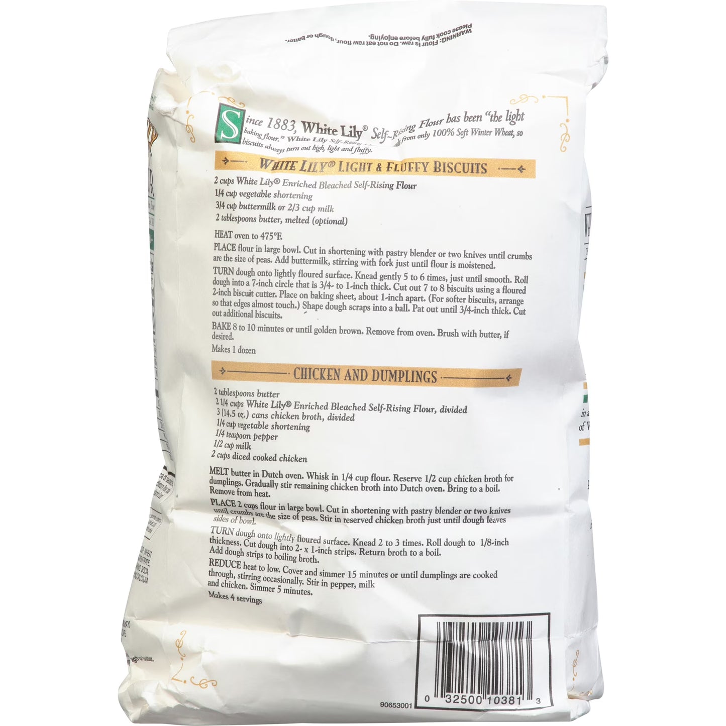 (4 pack) White Lily Self Rising Flour, 5 lb Bag