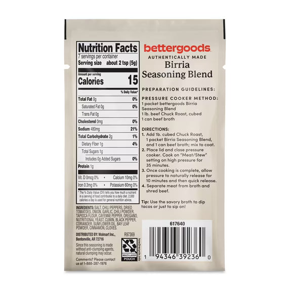 bettergoods Birria Seasoning Blend, 1.3 oz