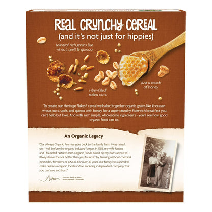 Nature's Path Organic Breakfast Cereal, Heritage Flakes, 33.5oz Box