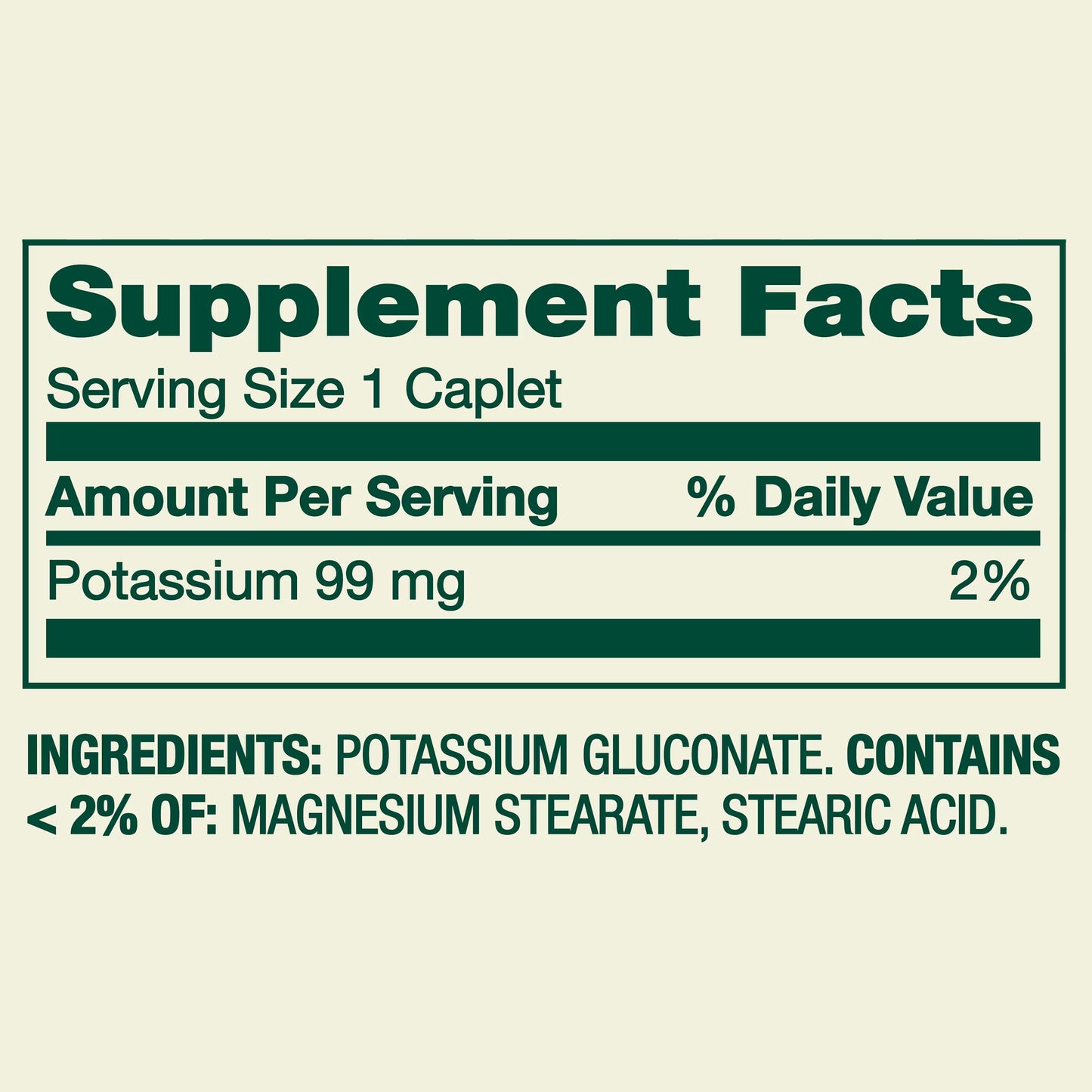 (3 pack) Spring Valley Potassium Dietary Supplement Caplets for Heart Health, 99 mg, 100 Count