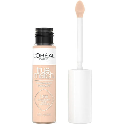 L'Oreal Paris True Match Radiant Concealer, Brightening, Hydrating, 0.33 fl oz