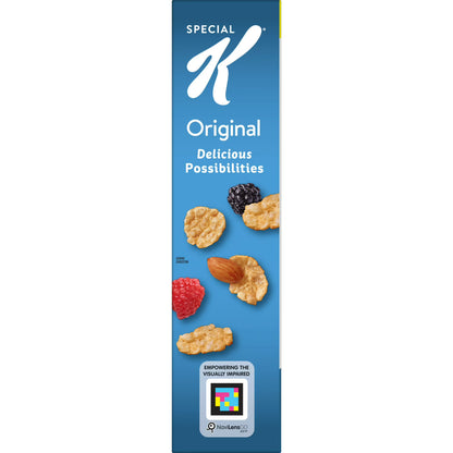 Kellogg's Special K Original Breakfast Cereal Family Size Box, 18 oz