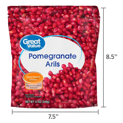 Great Value Pomegranate Arils, 12 oz (Frozen)