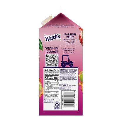 Welch's Passion Fruit Fruit Juice Drink, 59 fl oz carton