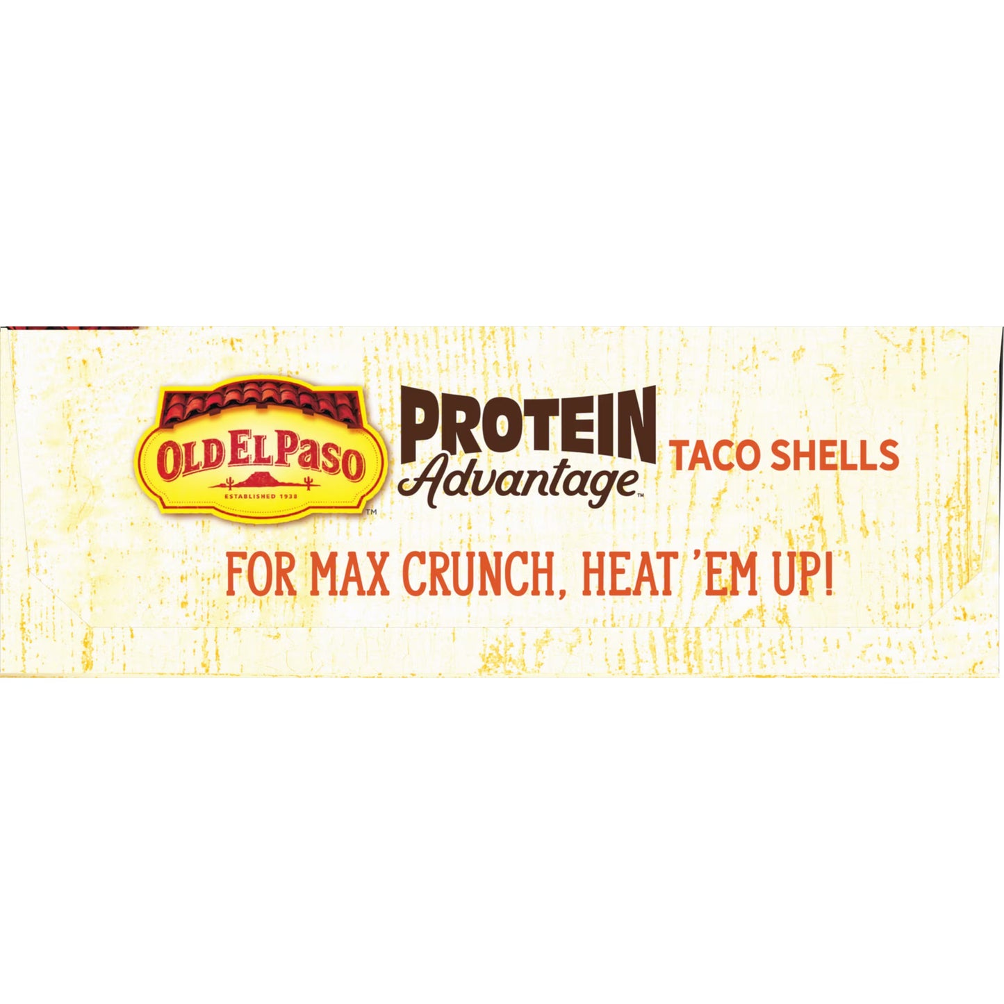 Old El Paso Protein Advantage Taco Shells, Nacho Cheese, 11g Protein, 8 Count, 4.52 oz