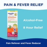 Equate Children's Pain Reliever/Fever Reducer Ibuprofen Oral Suspension, Berry Flavor, 100 mg, 4 fl oz
