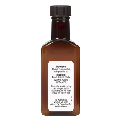 (2 pack) Watkins Pure Mint Extract, 2 fl oz (Shelf Stable, Plastic container)
