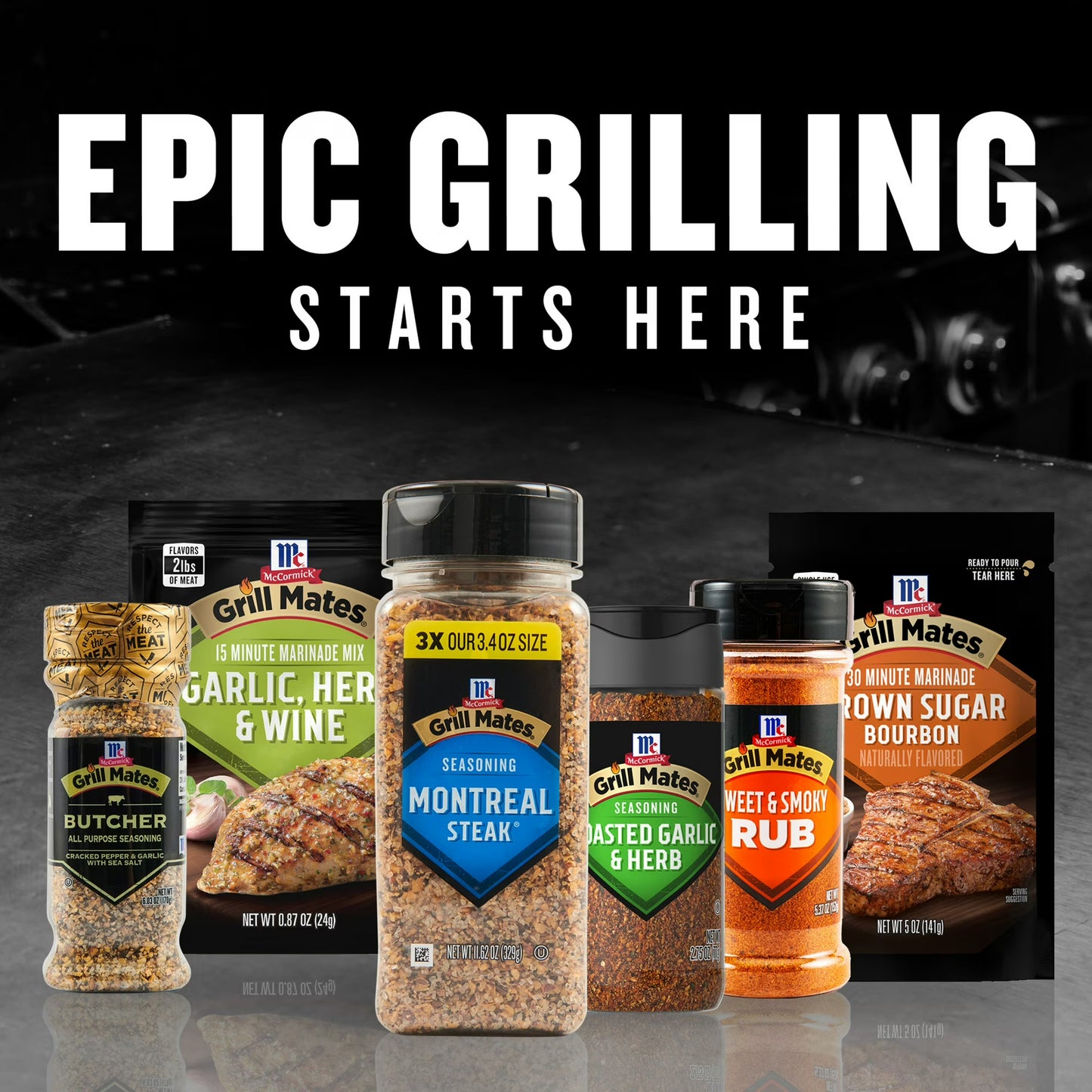 Grill Mates Montreal Steak Seasoning, 11.62 oz Bottle