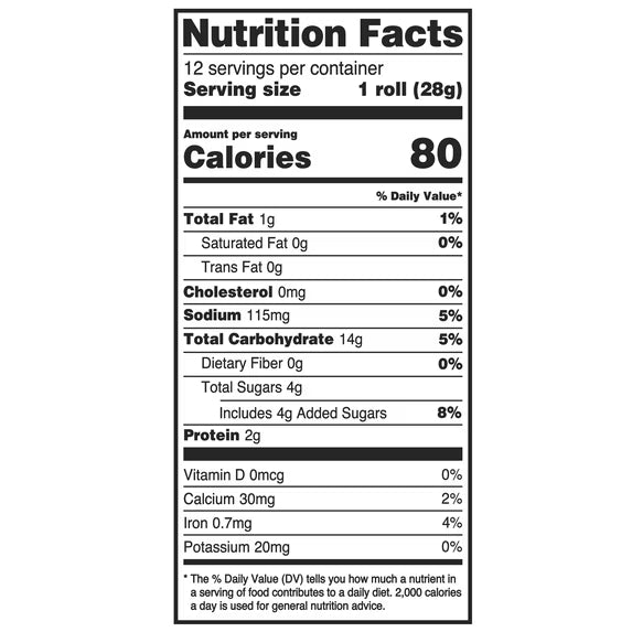 Great Value Sweet Hawaiian Rolls, 12 oz, 12 Count