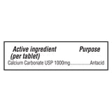 Equate Ultra Strength Calcium Carbonate Antacid Chewable Tablets, Assorted Berries, 1000 mg, 160 Count