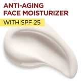 L'Oréal Paris Revitalift Anti-Wrinkle and Firming Face Moisturizer with SPF 25, Pro-Retinol and Centella Asiatica, Paraben Free, 1.7 oz