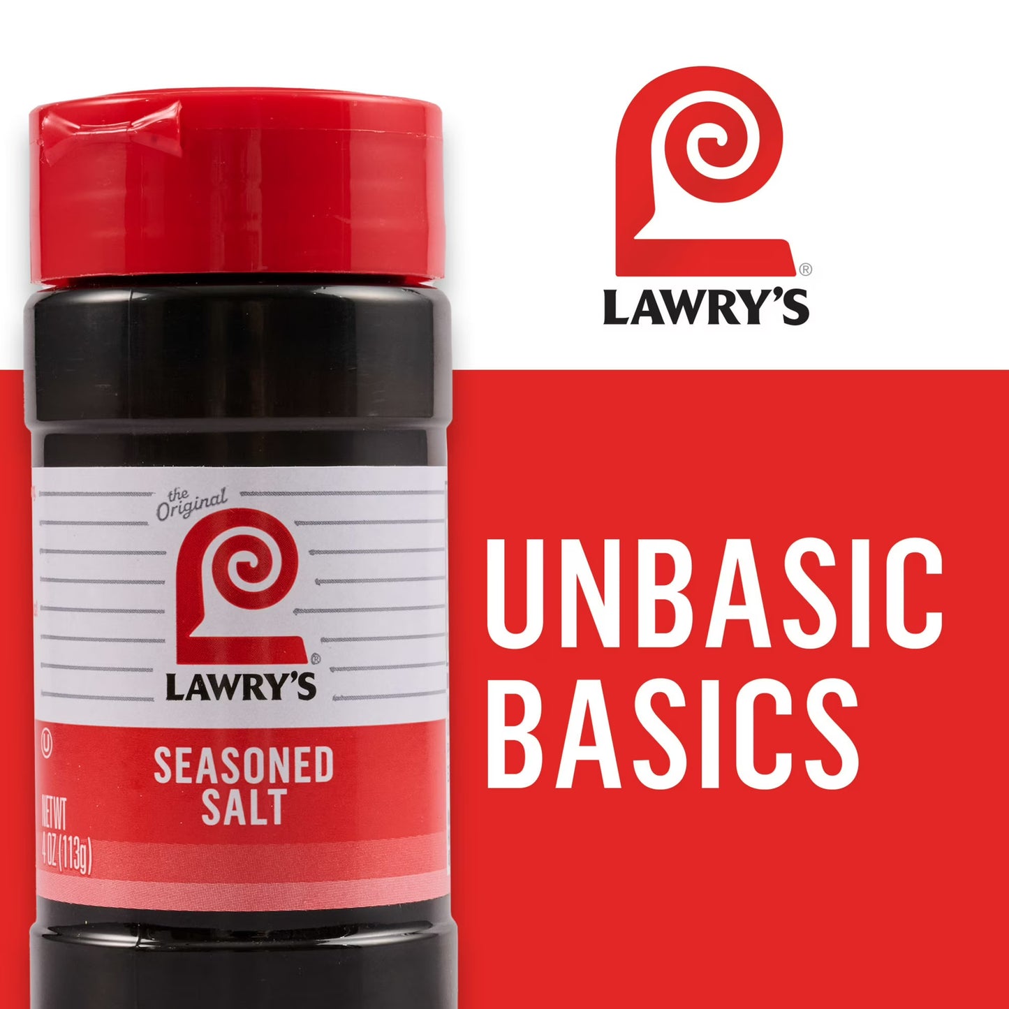 Lawry's Kosher Seasoned Salt, 4.0 oz Bottle