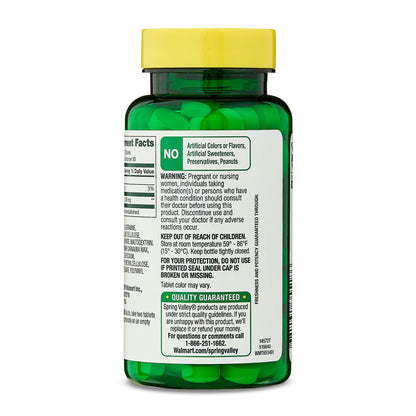 Spring Valley L-Glutamine Tablets Dietary Supplements, 500 mg, 100 Count