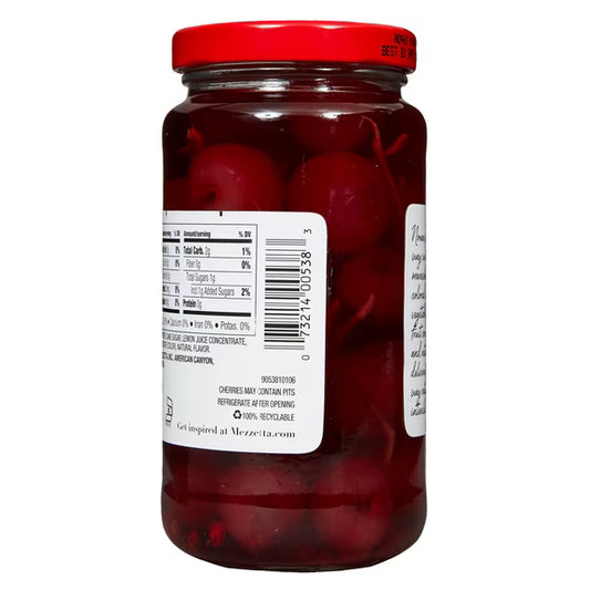Mezzetta Maraschino Cherries with Stems, 11 oz Jar