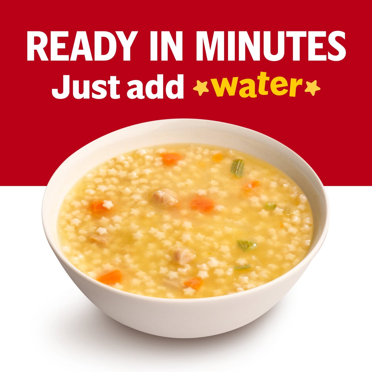 (4 pack) Campbell's Condensed Kids Chicken and Stars Soup, 10.5 oz Can