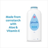 Johnson's Cornstarch Unisex Powder for Baby and Toddler with Aloe & Vitamin E, 22 oz