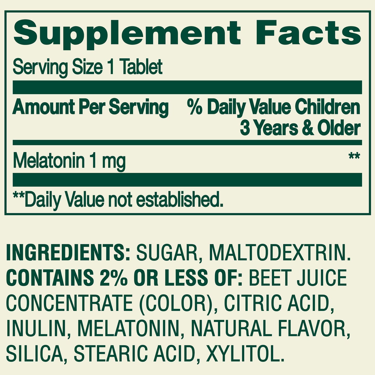 (3 pack) Spring Valley Kids Melatonin Chewable Tablets Sleep Support Dietary Supplement, Grape Flavor, 1 mg, 60 Count