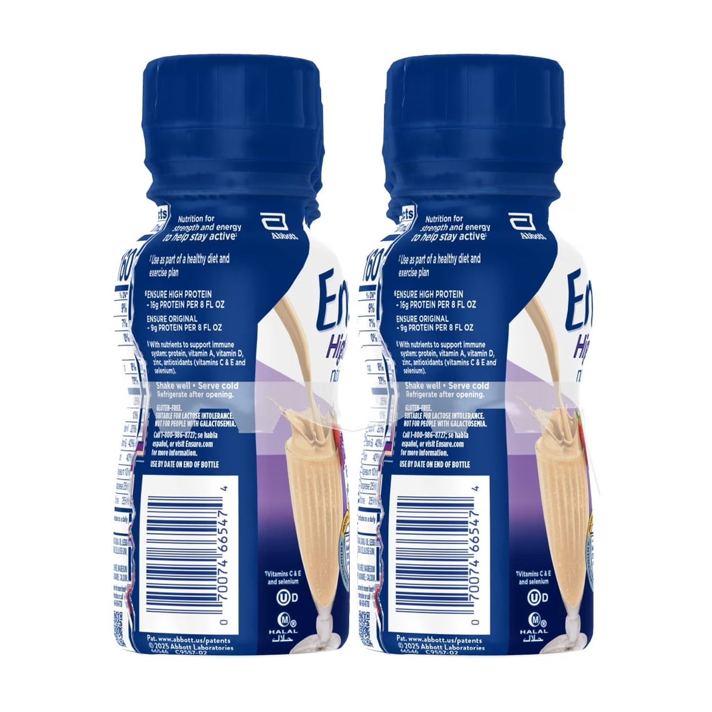Ensure High Protein Nutrition Shake, Strawberry, 8 fl oz, 6 Count