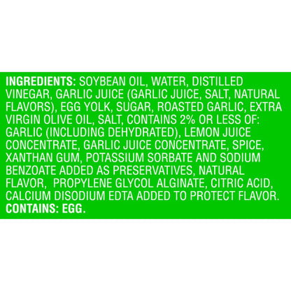 Subway Roasted Garlic Aioli Sauce, 16 fl. oz.