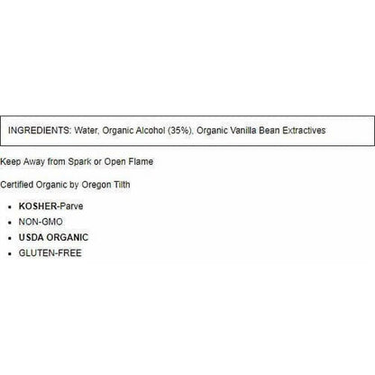 Flavorganics Extract Organic Vanilla, 2 Fl Oz