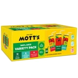 Mott's 100% Apple Juice Variety Pack, 6.75 fl oz, 32 Count Boxes