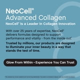 NeoCell Creatine + Multi Collagen Bio-Peptides Protein Unflavored Powder, 19 oz (540 g)