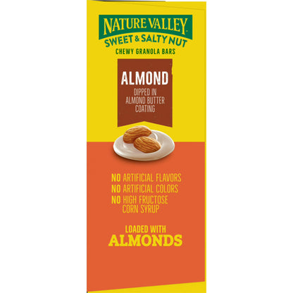 Nature Valley Sweet and Salty Nut Granola Bars, Almond, 15 Bars, 18 oz