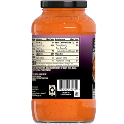 Prego Creamy Tomato Pasta Sauce with Garlic, 24 oz Jar