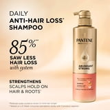 Pantene Abundant & Strong Shampoo, Strengthens Scalp's Hold on Hair Roots, 13.5 fl oz
