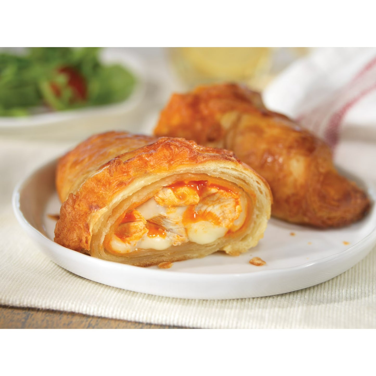 Hillshire Farm Buffalo Style Chicken Stuffed Croissants, 8 oz, 2 Count (Frozen)