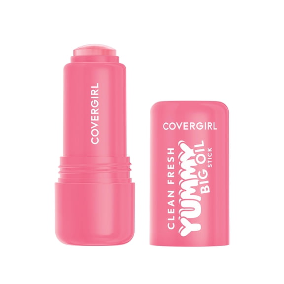 COVERGIRL Clean Fresh Yummy Big Oil Stick - 150 Sugar Poppy, 0.28 OZ./ 8g