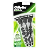 Gillette Mach 3 Sensitive Men 3 Blade Disposable Razor,3 count