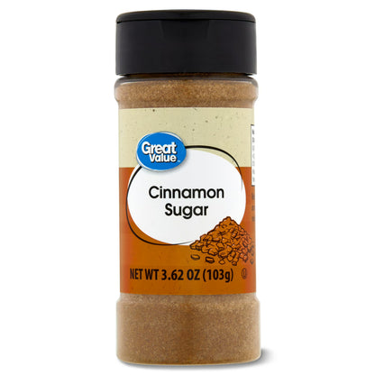 (6 pack) Great Value Cinnamon Sugar, 3.62 oz