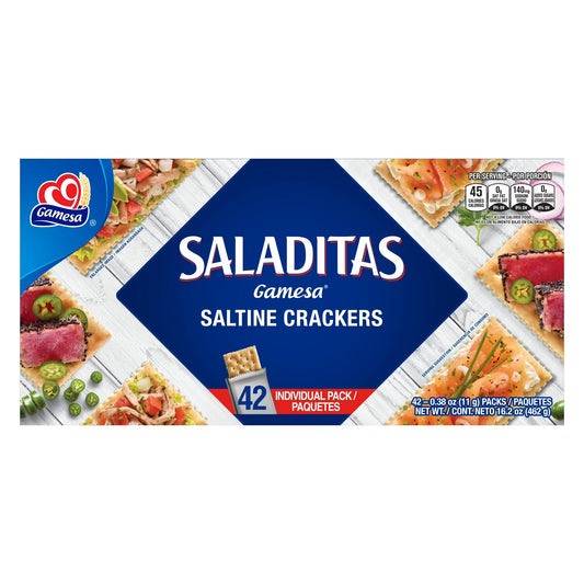 Gamesa Saladitas Saltine Crackers, 16.2 oz