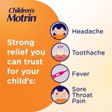Children’s Motrin Dye-Free, Oral Suspension Liquid, Ibuprofen, Pain Reliever, Berry Flavor 4 Fl oz