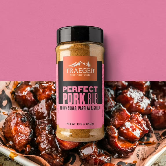 Traeger Pellet Grills Perfect Pork Rub, Mixed Spices & Seasonings, 10.5 oz