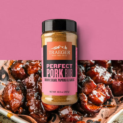 Traeger Pellet Grills Perfect Pork Rub, Mixed Spices & Seasonings, 10.5 oz