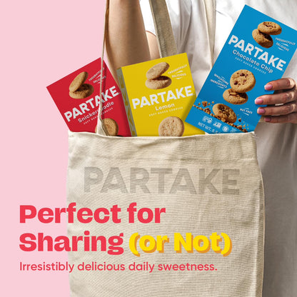 Gluten Free Partake Cookies & Cracker Variety Pack (Soft Baked Chocolate Chip, Classic Graham Cracker, Vanilla Wafer) - Vegan - Free From the Top 9 Allergens - (3 Pack, 5.5oz Boxes)