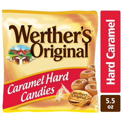 (6 pack) Werthers Original Hard Caramel Candy, 5.5 oz