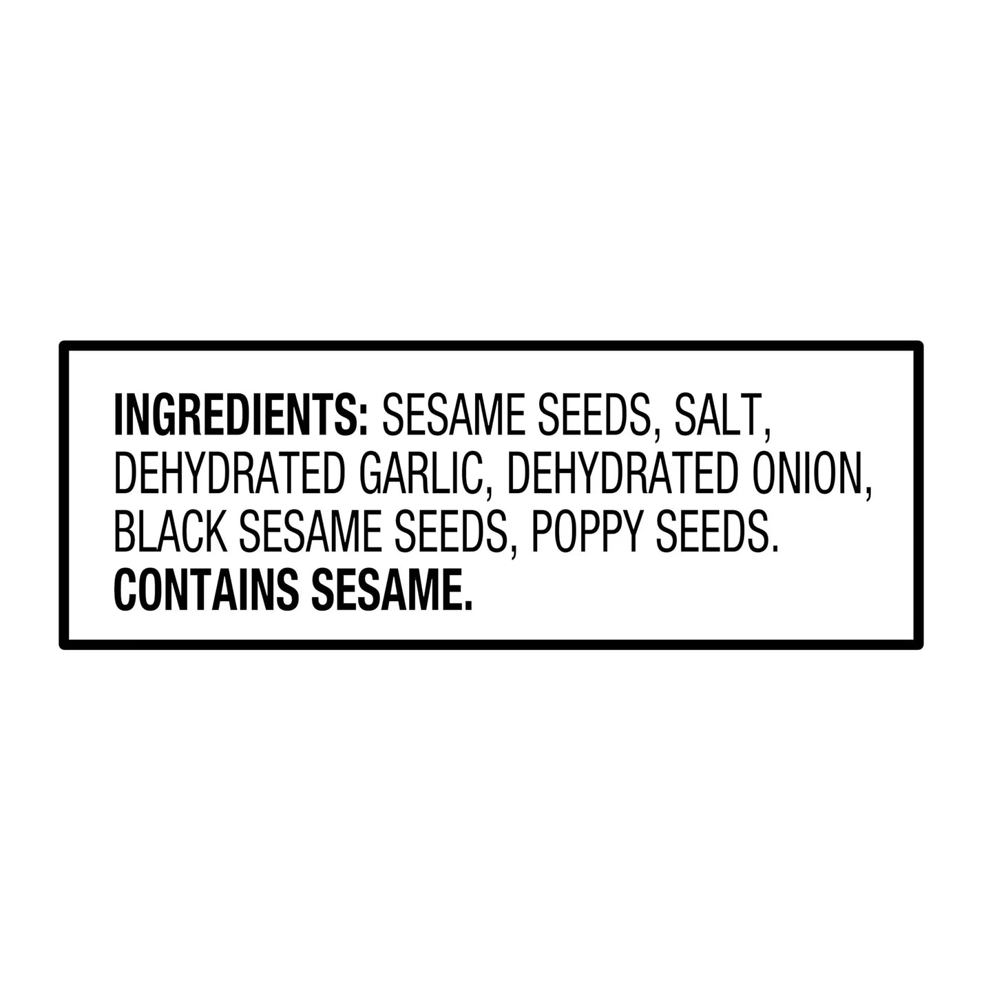 Great Value Everything Bagel Seasoning, 2.6 oz