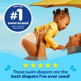 Pampers Splashers Swim Diapers, Size 4, 18 Count (20-33 lbs)