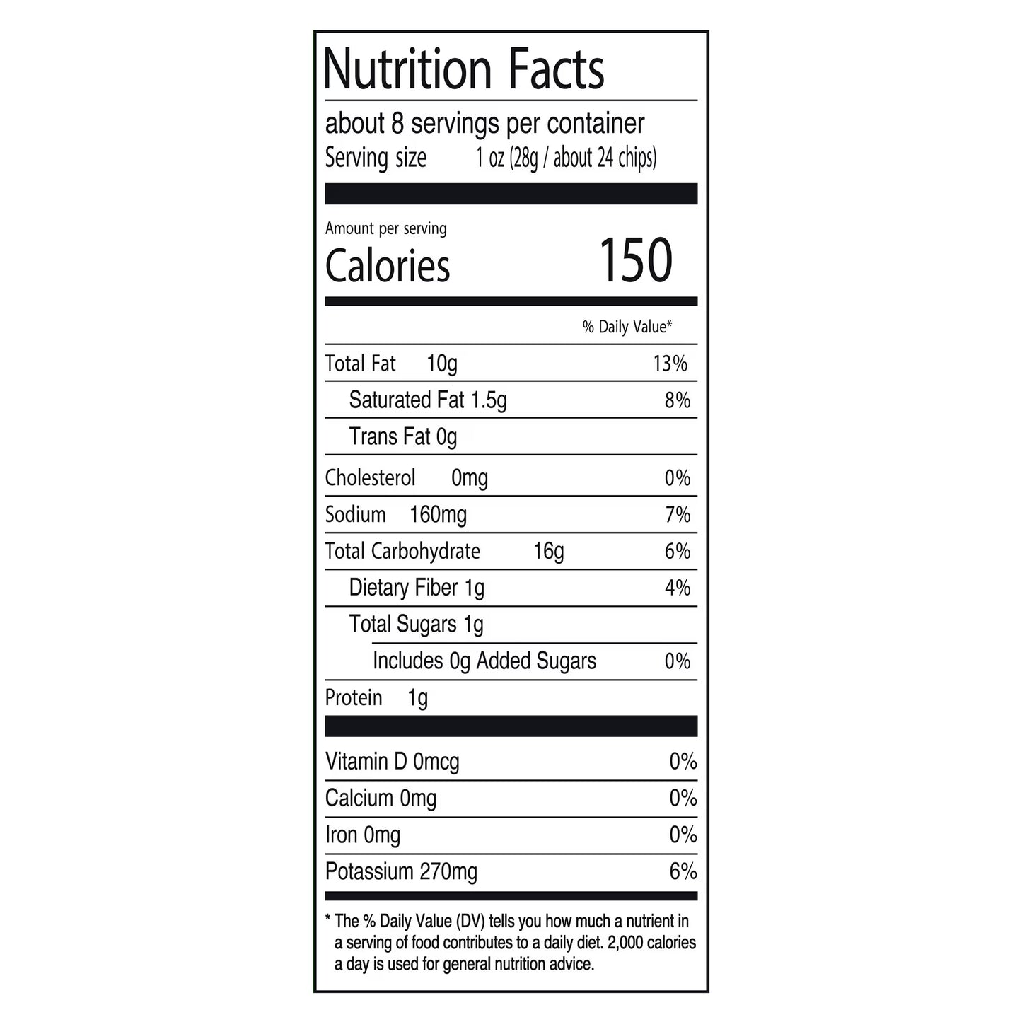 Great Value Sour Cream & Onion Flavored Potato Chips, 7.75 oz Bag