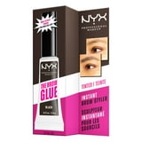 NYX Professional Makeup The Brow Glue Tinted Eyebrow Gel, Long-Hold Eyebrow Glue, Black, 0.17 oz