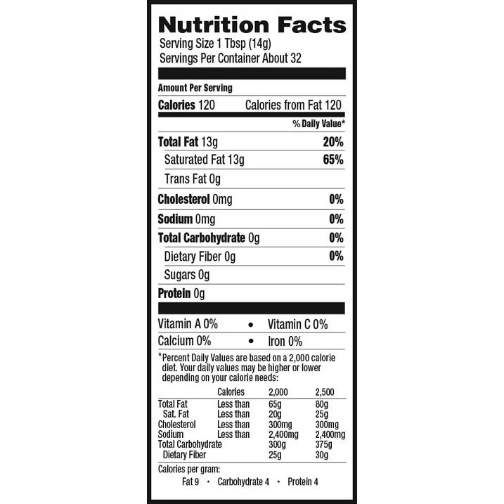 LouAna 100% Pure Liquid Coconut Oil, 16 fl oz