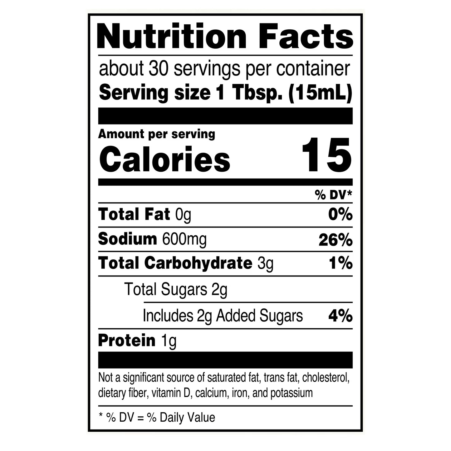 (3 pack) Great Value Teriyaki Sauce, 15 fl oz, 1 Count