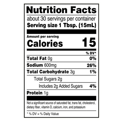 (3 pack) Great Value Teriyaki Sauce, 15 fl oz, 1 Count