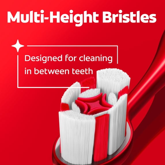 Colgate Optic White Soft Toothbrush for Adults, 2 Pack